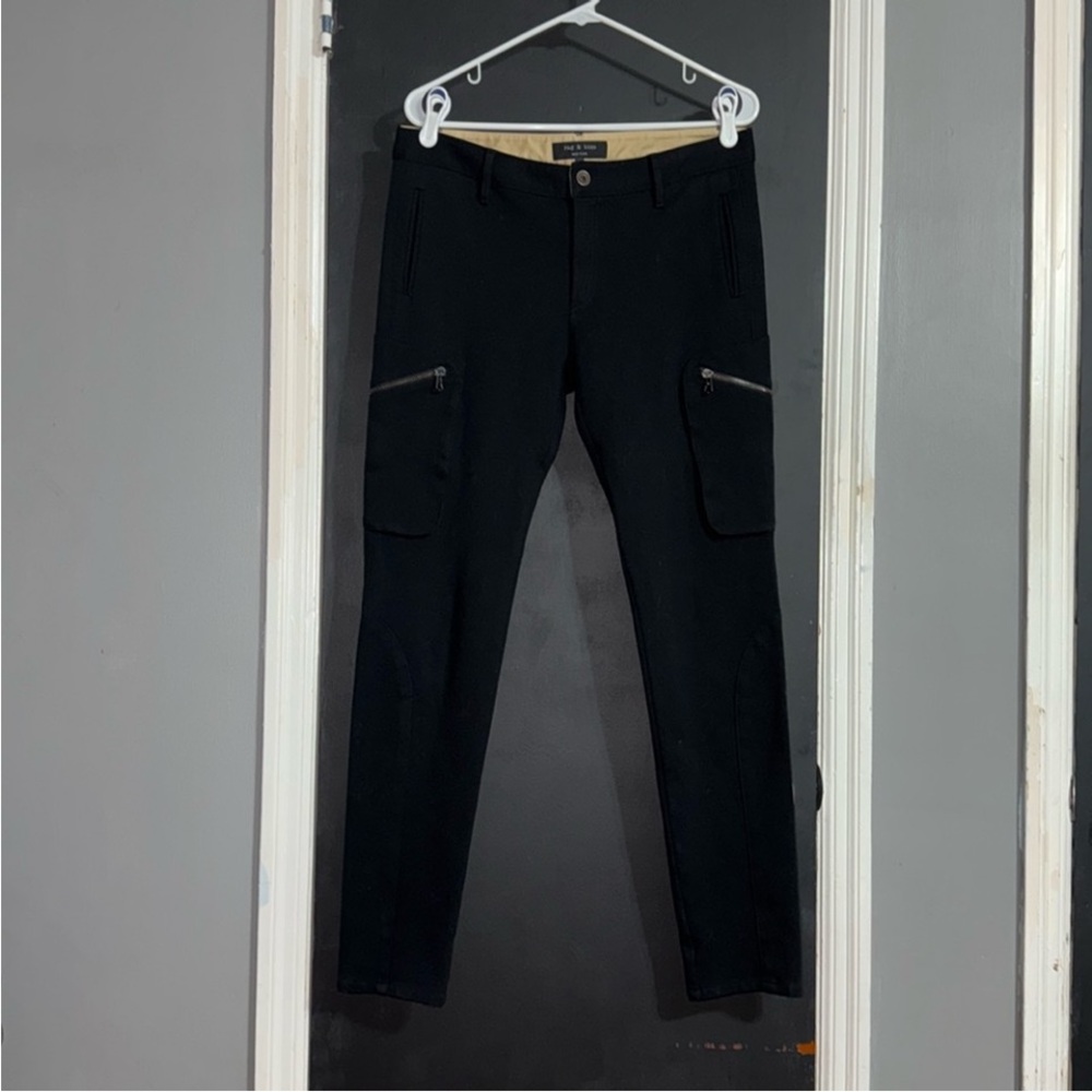 Rag & Bone Black Liverpool Pants Size: 10 Inseam: 32”
